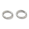 Tarnish Resistant 304 Stainless Steel Open Jump Rings STAS-Q186-02-7x1mm-3
