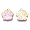 Alloy Enamel Pendants X-ENAM-T016-22LG-RS-4