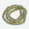 Electroplate Glass Beads Strands EGLA-A034-T4mm-I19-2