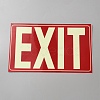 Luminous Waterproof PVC Self-Adhesive EXIT Warning Stickers FIND-WH0139-654-1