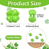 200Pcs Opaque Acrylic Beads SACR-YW0002-07-2