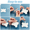 Sublimation Double-Sided Blank MDF Keychains KEYC-GA0001-38-3