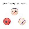 Unfinished Wood Beads X-WOOD-S651-30mm-LF-5