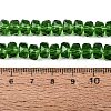 Transparent Glass Beads Strands GLAA-Q114-01A-A12-4