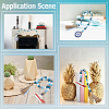 2Pcs 2 Styles Wood Beaded Hanging Ornaments HJEW-GF0001-56A-4