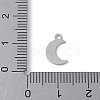 925 Sterling Silver Moon Charms STER-M099-03P-3