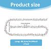 Glass Rhinestone Handmade Beaded Chains FIND-WH0161-66A-2