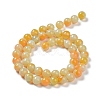 Glass Round Beads Strands GLAA-M044-01A-4