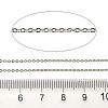 Rack Plating Brass Cable Chains CHC-M001-02-P-3