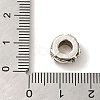 Tibetan Style Alloy European Beads TIBEP-L021-25AS-3