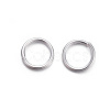 304 Stainless Steel Open Jump Rings X-STAS-E464-09K-S-2
