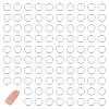 150Pcs 925 Sterling Silver Open Jump Rings STER-UN0001-01-1