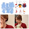 Christmas Bell/Sock/Reindeer DIY Silicone Pendant Molds SIMO-H012-03-1