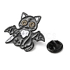 Cat with Wing & Knife Enamel Pin JEWB-H013-03EB-04-3