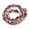 Handmade Gold & Silver Foil Glass Beads FOIL-N030-02B-2