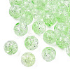 Transparent Crackle Acrylic Beads LS-CACR-N002-25B-2