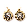 Brass Micro Pave Cubic Zirconia Pendants ZIRC-P092-010G-01-RS-2