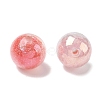 Luminous Two Tone Resin & Glitter Powder Beads RESI-F073-02-3