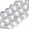 Electroplate Glass Beads Strand EGLA-S188-22-B03-4