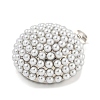 Rack Plating Brass & ABS Plastic Imitation Pearl Pendants KK-N255-03A-P-RS-2