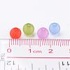 Transparent Frosted Acrylic Beads X-PL723M-4