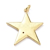 Brass Micro Pave Cubic Zirconia Pendants KK-P201-05G-3