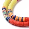 Handmade Polymer Clay Bead Strands CLAY-C003-04C-4