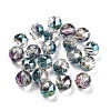 Electroplate Glass Beads Strands EGLA-J015-10mm-WLS13-1