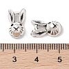 Tibetan Style Zinc Alloy Bunny Pendants X-TIBEP-R334-037AS-RS-3
