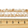 Electroplate Glass Beads Strands EGLA-K061-08A-PL01-4