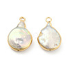Baroque Natural Keshi Pearl Pendants PEAR-P004-37KCG-3