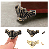 24 Stes 2 Colours Zinc Alloy Bracket FIND-GF0001-79-4
