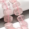 Natural Rose Quartz Beads Strands G-H078-B03-01-2