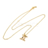 925 Sterling Silver Colorful Cubic Zirconia Constellation Pendant Cable Chain Necklaces for Women STER-R009-01G-04-4