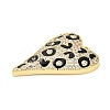 Brass Micro Pave Cubic Zirconia Pendants KK-L229-077B-G-2