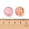 10Pcs Printed Transparent Acrylic Beads AC-CBA36B6-01-3