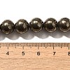 Natural Pyrite Beads Strands G-H059-A01-03-4