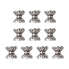 Tibetan Style Alloy Bead Cones TIBEB-YW0001-08-1