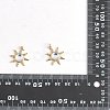 4Pcs 2 Colors Glass Pendants GLAA-SZ0001-91-8
