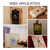 DIY Letter Scrapbook Brass Wax Seal Stamps and Wood Handle AJEW-P068-B06-7