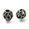 304 Stainless Steel European Beads STAS-D191-09A-AS-1