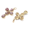 Natural Rhodonite Pendants GG-CBA9F30-02G-14-2