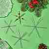 15Pcs 3 Styles Christmas Snowflake Iron Wire Forms IFIN-YW0003-99-4