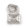 Brass Micro Pave Cubic Zirconia Pendants KK-A269-44P-1