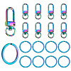 10Pcs Zinc Alloy Swivel Clasps FIND-PH0027-09-1