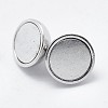 Anti-Tarnish Rhodium Plated 925 Sterling Silver Magnetic Clasps X-STER-F037-098P-8mm-3