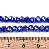 Baking Electroplate Glass Beads Strands DGLA-A039-J4mm-B25-4