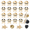 15 Bags Star with Word I Tried Alloy Lapel Pin Back Brooches for Backpack Clothes JEWB-DC0001-38LG-1