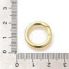 Brass Spring Gate Rings KK-L225-012G-3