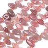 Natural Madagascar Rose Quartz Beads Strands G-P604-A05-01-2
